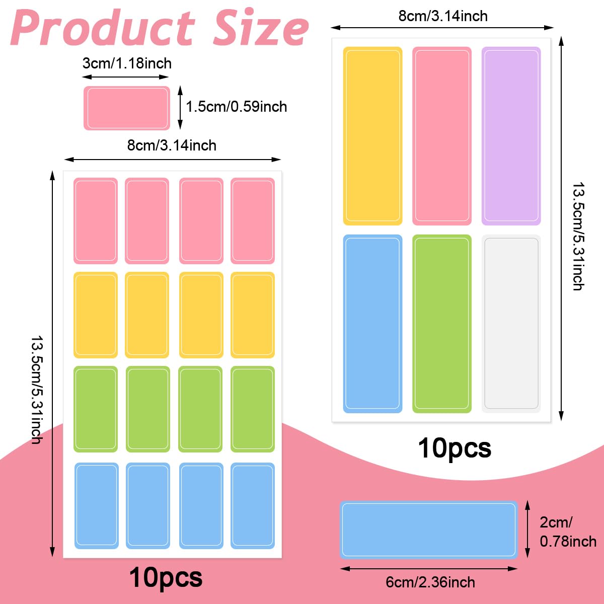 HASTHIP® 220Pcs Colorful Waterproof Label Stickers with Marker Pen, Multi-Size, Adhesive Name Label Stickers for Baby Kids School Supplies, Water Bottles, Home Storage Spice Bottles HASTHIP® 220Pcs Colorful Waterproof Label Stickers with Marker Pen, Multi-Size, Adhesive Name Label Stickers for Baby Kids School Supplies, Water Bottles, Home Storage Spice Bottles